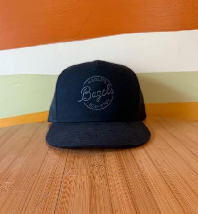 Hat -- Black on Black.