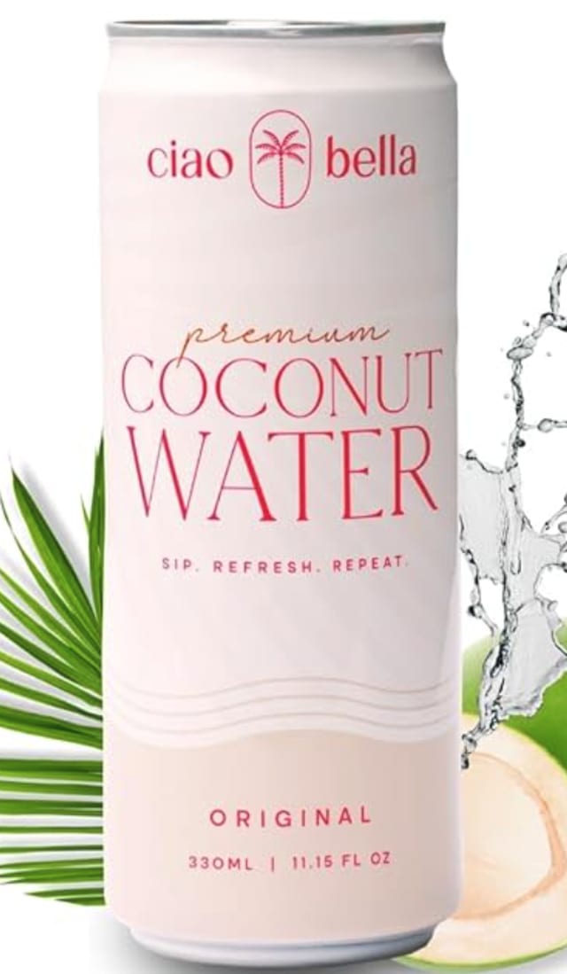 Ciao Bella Coconut Water.